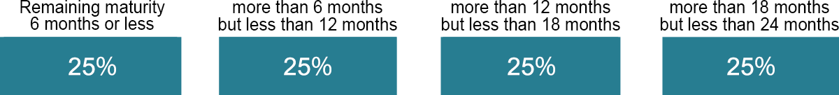 Image of the Fund’s bond ladder management