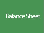 Balance Sheet